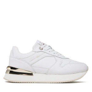 Sneakersy Tommy Hilfiger Elevated Feminine Leather Runner FW0FW07108 Biały