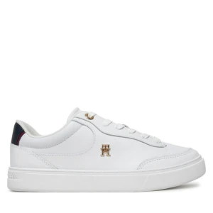 Sneakersy Tommy Hilfiger Essential Chic Court Sneaker FW0FW08579 Biały