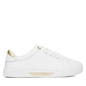 Sneakersy Tommy Hilfiger Essential Chic Court Sneaker FW0FW09019 Biały
