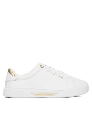 Sneakersy Tommy Hilfiger Essential Chic Court Sneaker FW0FW09019 Biały