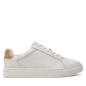 Sneakersy Tommy Hilfiger Essential Court FW0FW08350 Écru