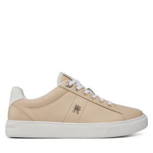 Sneakersy Tommy Hilfiger Essential Elevated Court Sneaker FW0FW07685 Beżowy