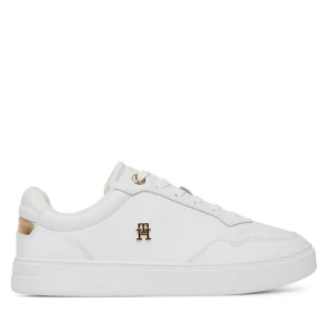 Sneakersy Tommy Hilfiger Essential Elevated Court Sneaker FW0FW08758 Biały