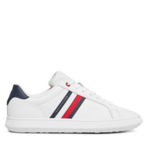 Sneakersy Tommy Hilfiger Essential Leather Cupsole FM0FM04921 Biały