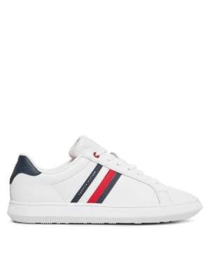 Sneakersy Tommy Hilfiger Essential Leather Cupsole FM0FM04921 Biały
