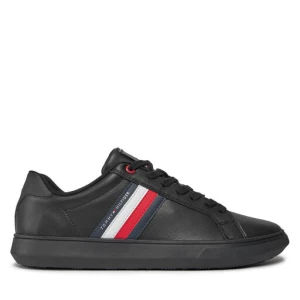 Sneakersy Tommy Hilfiger Essential Leather Cupsole FM0FM04921 Czarny