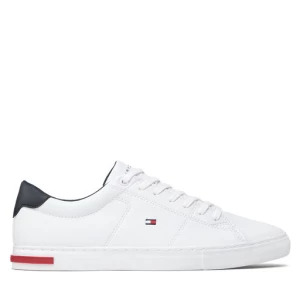Sneakersy Tommy Hilfiger Essential Leather Detail Vulc FM0FM04047 Biały