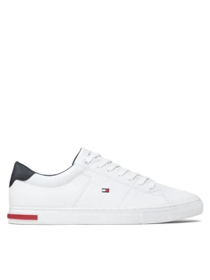 Sneakersy Tommy Hilfiger Essential Leather Detail Vulc FM0FM04047 Biały