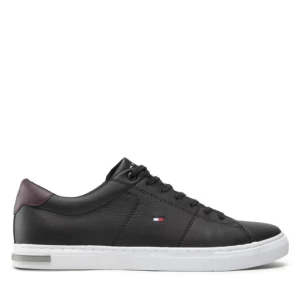 Sneakersy Tommy Hilfiger Essential Leather Detail Vulc FM0FM04047 Czarny