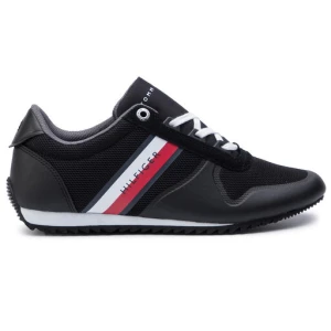 Sneakersy Tommy Hilfiger Essential Modern Mesh Runner FM0FM02270 Czarny