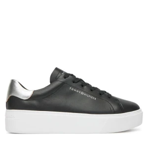Sneakersy Tommy Hilfiger Essential Platform Court Sneaker FW0FW08756 Czarny