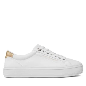 Sneakersy Tommy Hilfiger Essential Vulc Canvas Sneaker FW0FW07682 Biały