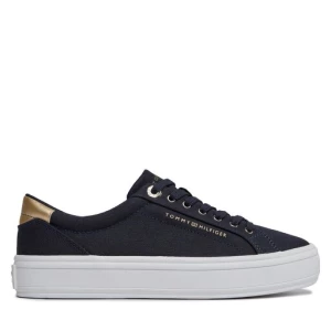 Sneakersy Tommy Hilfiger Essential Vulc Canvas Sneaker FW0FW07682 Space Blue DW6