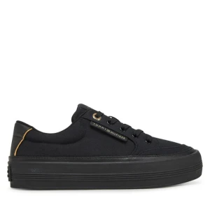 Sneakersy Tommy Hilfiger Essential Vulc Textile Sneaker FW0FW08323 Czarny