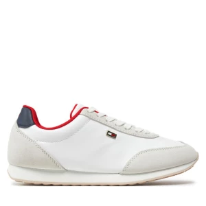 Sneakersy Tommy Hilfiger Flag Heritage Runner FW0FW08077 Biały