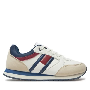 Sneakersy Tommy Hilfiger Flag Low Cur Lace-Up Sneaker T3X9-33664-1269 Biały