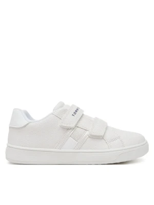 Sneakersy Tommy Hilfiger Flag Low Cut Velcro Sneaker T1A9-33726-0375 S Biały