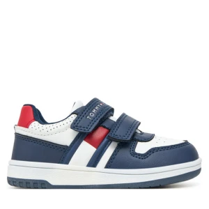 Sneakersy Tommy Hilfiger Flag Low Cut Velcro Sneaker T1X9-33841-1355 M Granatowy