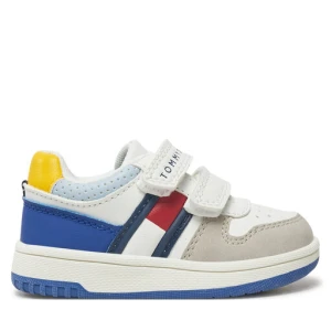 Sneakersy Tommy Hilfiger Flag Low Cut Velcro Sneaker T1X9-33844-1269 M Biały