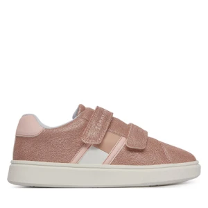 Sneakersy Tommy Hilfiger Flag Low Cut Velcro T1A9-34232-0745 S Różowy