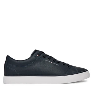 Sneakersy Tommy Hilfiger Hi Vulc Core Low Lth Ii Ess FM0FM05511 Granatowy