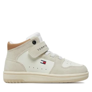 Sneakersy Tommy Hilfiger High Top Lace-Up/Velcro SneakerT3X9-33342-1269 M Beige/Off White A360