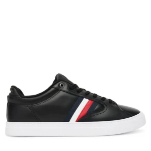 Sneakersy Tommy Hilfiger Icon Court Stripes FM0FM05628 Czarny