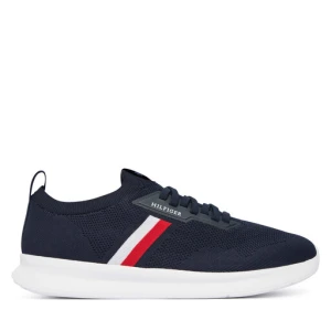 Sneakersy Tommy Hilfiger Lightweight Knitted Runner FM0FM05756 Granatowy