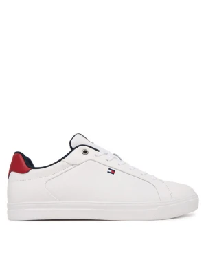 Sneakersy Tommy Hilfiger Lightweight Pinperf Lth Sneaker FM0FM05981 Biały