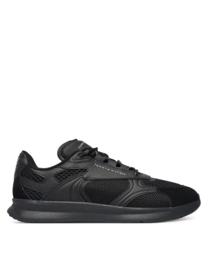 Sneakersy Tommy Hilfiger Lightweight Runner Monocolor FM0FM05928 Czarny
