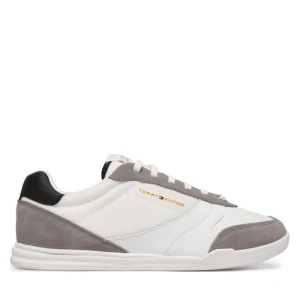 Sneakersy Tommy Hilfiger Lopro Lth Mix Rwb FM0FM05826 Biały