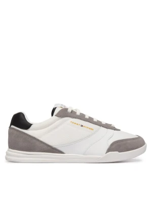 Sneakersy Tommy Hilfiger Lopro Lth Mix Rwb FM0FM05826 Biały