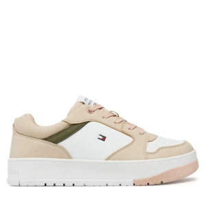 Sneakersy Tommy Hilfiger Low Cut Lace-Up Sneaker T3A9-33527-1269 S Biały