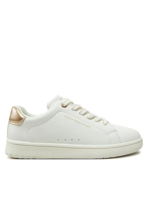 Sneakersy Tommy Hilfiger Low Cut Lace-Up Sneaker T3A9-33736-1355 M Biały