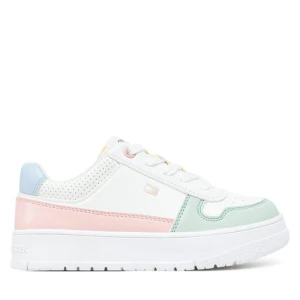 Sneakersy Tommy Hilfiger Low Cut Lace-Up Sneaker T3A9-33740-1355 M Biały