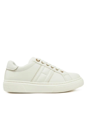 Sneakersy Tommy Hilfiger Low Cut Lace-Up Sneaker T3A9-33745-1439 S Biały