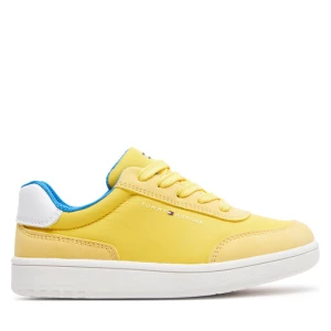 Sneakersy Tommy Hilfiger Low Cut Lace-Up Sneaker T3X9-33351-1694 M Żółty
