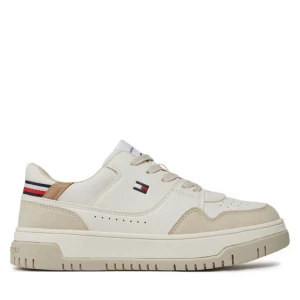 Sneakersy Tommy Hilfiger Low Cut Lace-Up Sneaker T3X9-33366-1269 S Beige/Off White A360