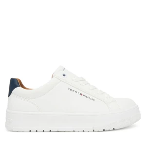 Sneakersy Tommy Hilfiger Low Cut Lace Up Sneaker T3X9-34091-1355 D Biały