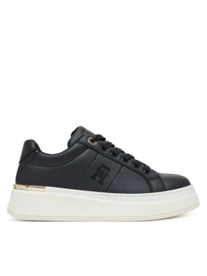 Sneakersy Tommy Hilfiger Low Cut Lace-Up T3A9-33985-1355 Czarny