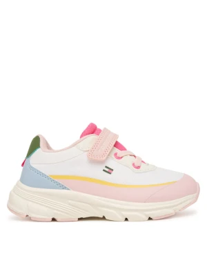 Sneakersy Tommy Hilfiger Low Cut Lace-Up / Velcro Sneaker T1A9-35107-1861 M Kolorowy