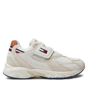 Sneakersy Tommy Hilfiger Low Cut Lace-Up/Velcro Sneaker T1B9-33386-1729 M Biały