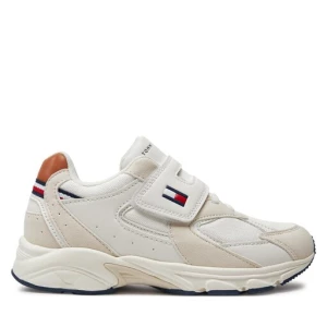 Sneakersy Tommy Hilfiger Low Cut Lace-Up/Velcro Sneaker T1B9-33386-1729 S Biały