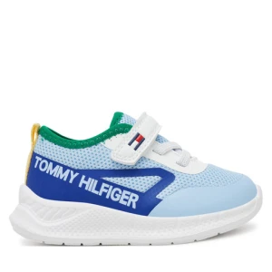 Sneakersy Tommy Hilfiger Low Cut Lace-Up/Velcro Sneaker T1B9-33868-1756 M Niebieski