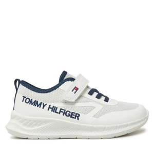 Sneakersy Tommy Hilfiger Low Cut Lace-Up/Velcro Sneaker T1B9-33868-1756 S Biały