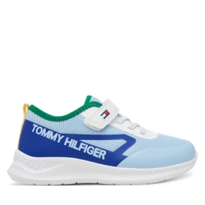 Sneakersy Tommy Hilfiger Low Cut Lace-Up/Velcro Sneaker T1B9-33868-1756 S Niebieski