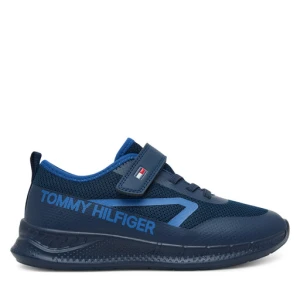 Sneakersy Tommy Hilfiger Low Cut Lace-Up/Velcro Sneaker T1B9-34110-1843 S Granatowy