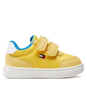 Sneakersy Tommy Hilfiger Low Cut Velcro Sneaker T1B9-33332-1694 Żółty