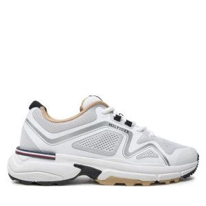 Sneakersy Tommy Hilfiger M Runner Tech Knit FM0FM05109 Biały