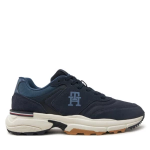 Sneakersy Tommy Hilfiger M Runner X Ventile Mix FM0FM05062 Granatowy